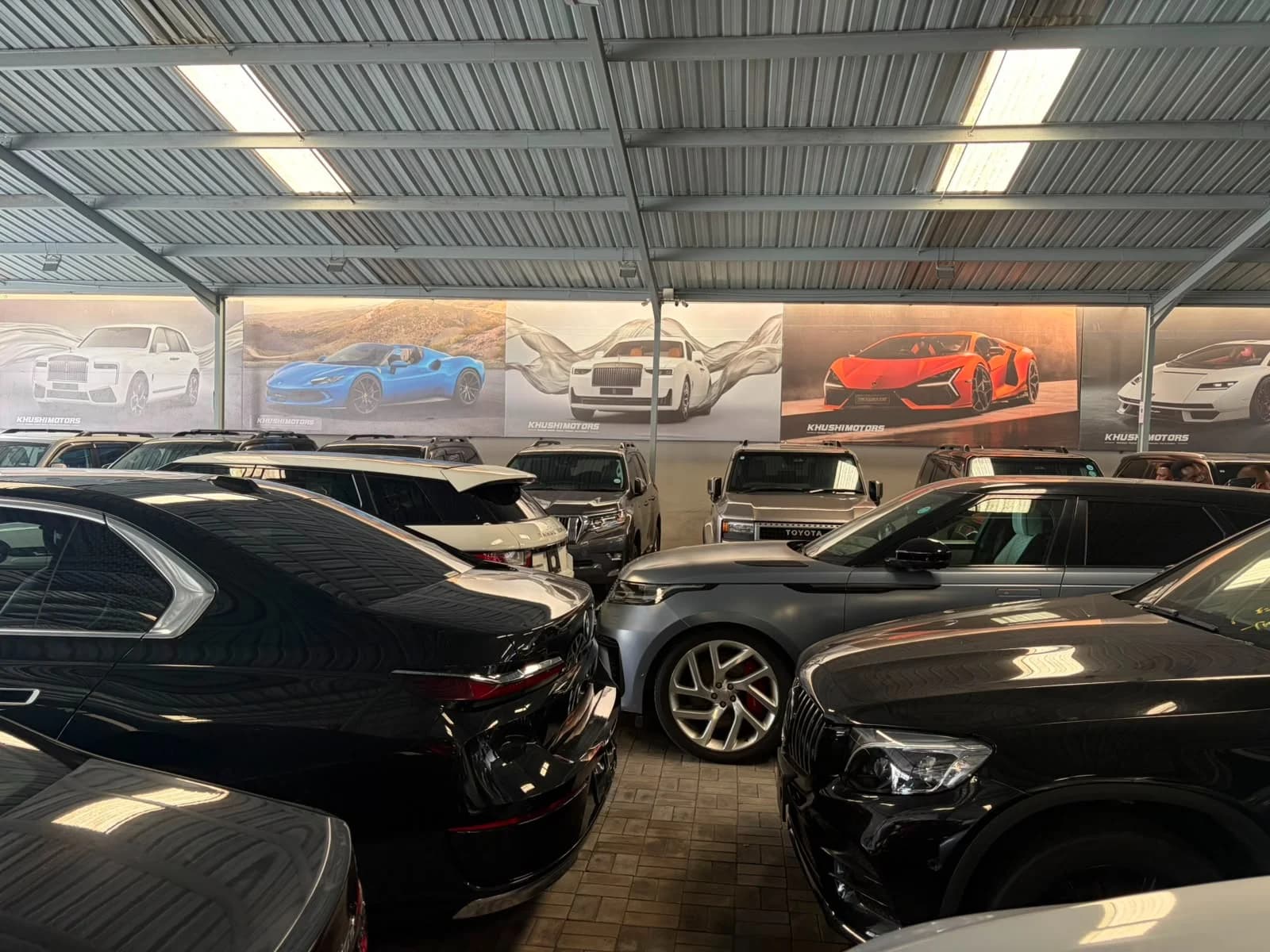 Quality inspected used cars lined up for sale at Khushi Motors Mombasa Kenya