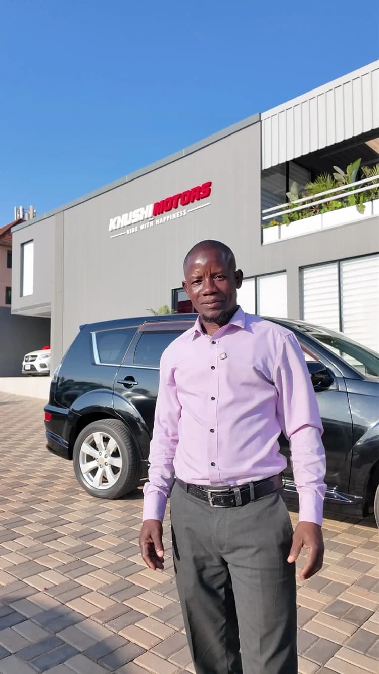 Car handover to customer in Kampala Uganda