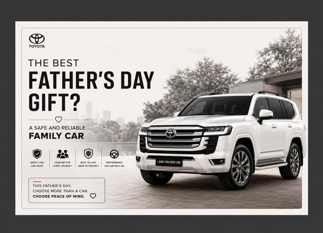 The Best Father's Day Gift? A Safe & Reliable Family Car