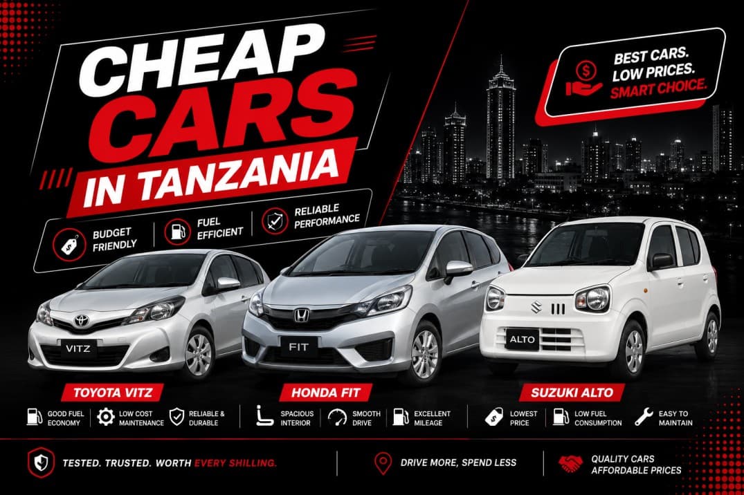 Cheap Cars in Tanzania 2026 | Affordable Used Cars for Sale