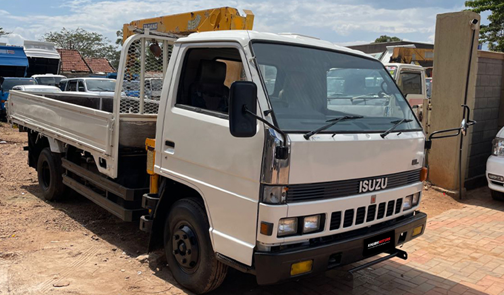 1987 Isuzu Elf Crane 2Ton Crane image-1
