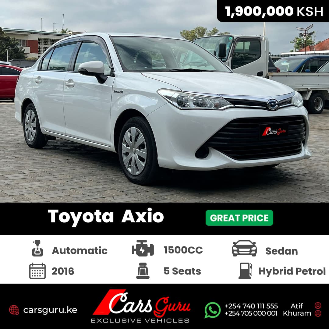 2016 Toyota Axio Hybrid image-2