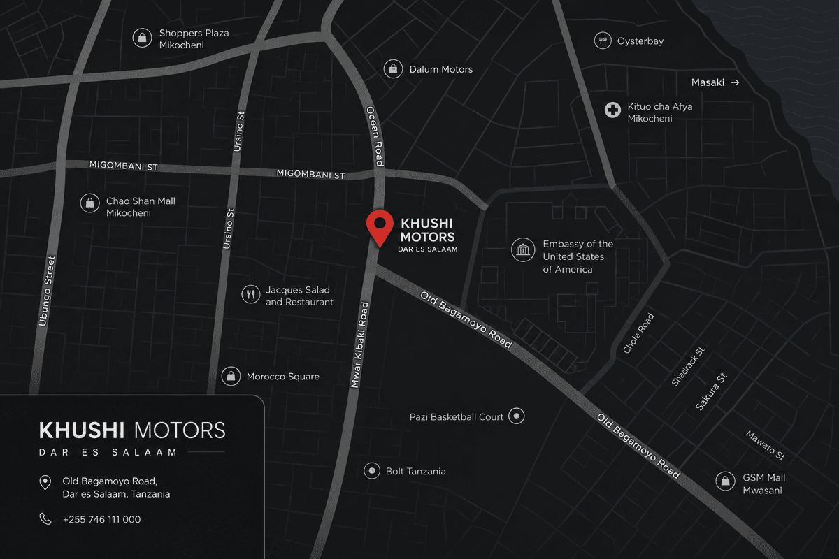 Car Bazar Dar es Salaam 2026 — venue location map