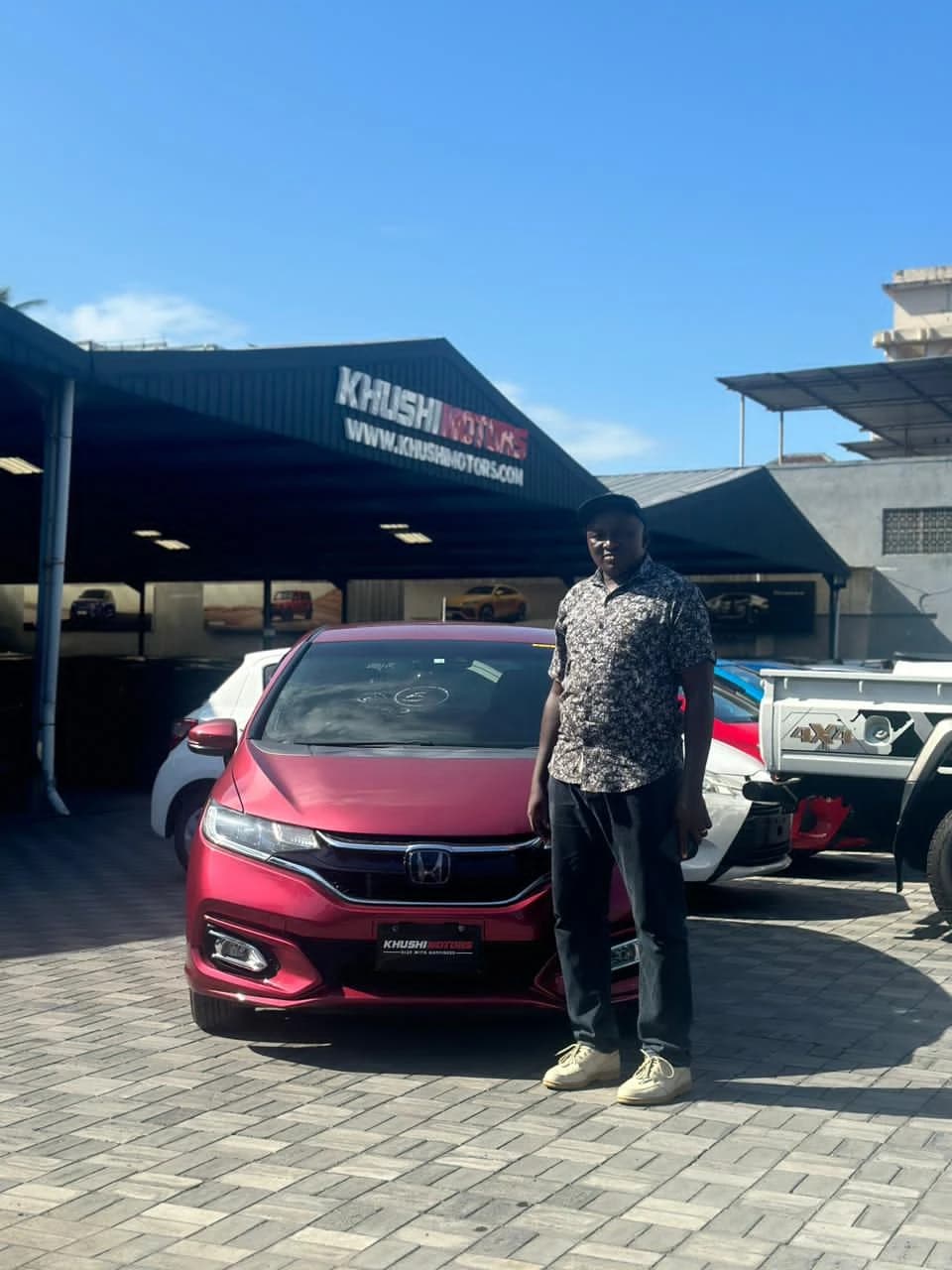 Khushi Motors happy customer vehicle delivery in Kenya