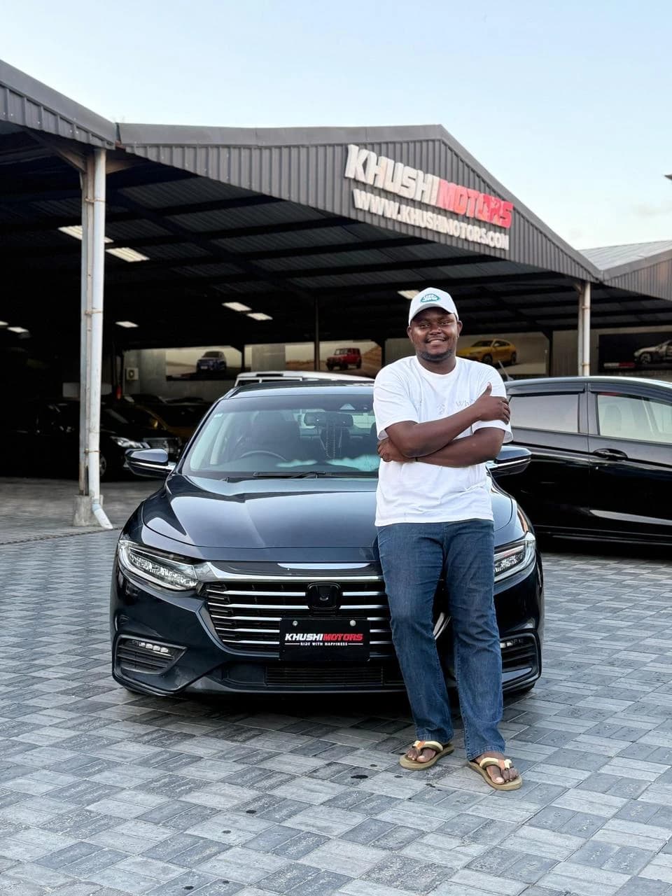Satisfied car buyer in Mombasa Kenya