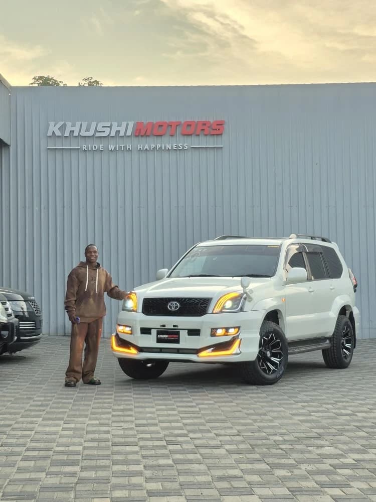 Vehicle handover at Khushi Motors Dar es Salaam showroom