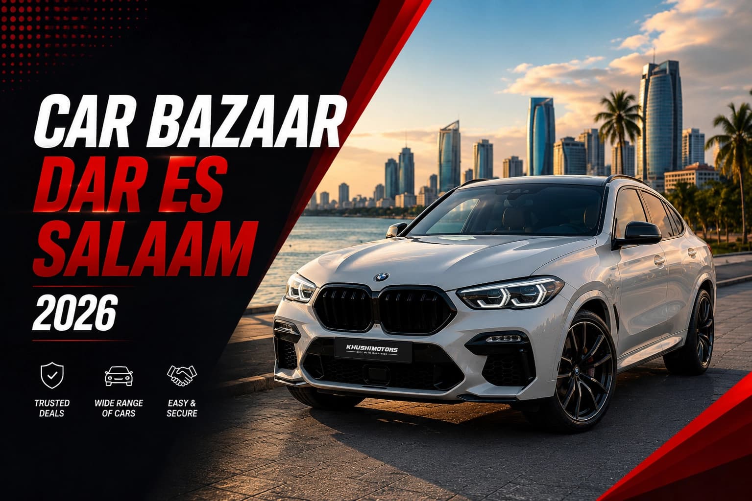 Explore Car Bazaar Dar es Salaam Tanzania 2026 | Khushi Motors