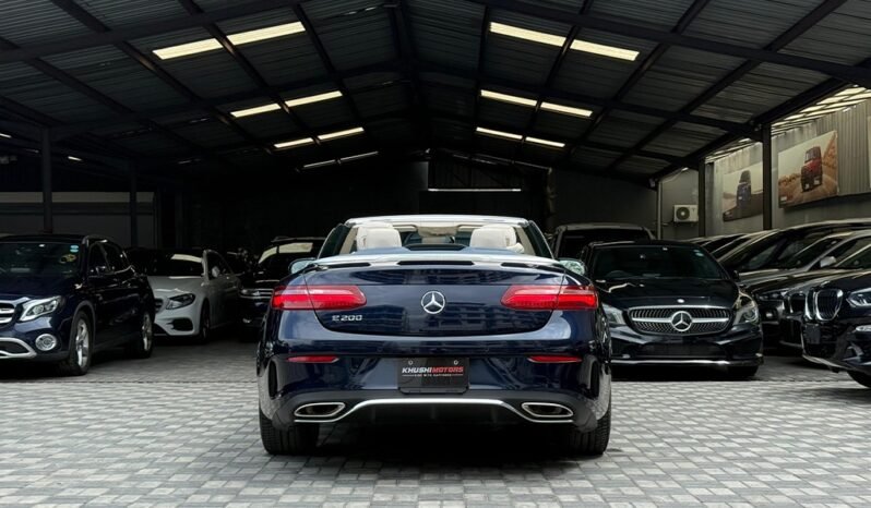 Mercedes Benz E200 Cabriolet 2018 full