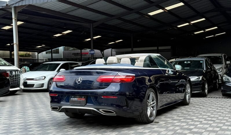 Mercedes Benz E200 Cabriolet 2018 full